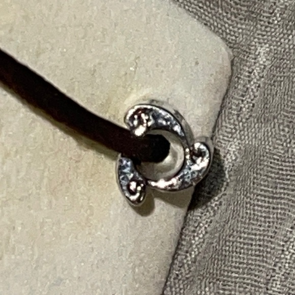 Chamilla-Style Bracelet with 3 Charms Silver in color - Picture 5 of 10